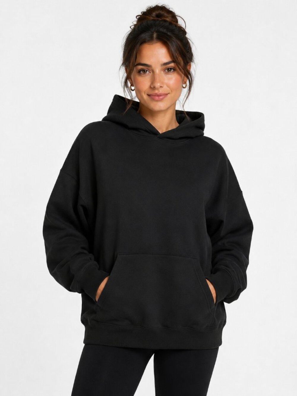 3/$20 Bundle •NWT Athletic Works Super Soft Black Fleece Hoodie Women’s XS 0-2